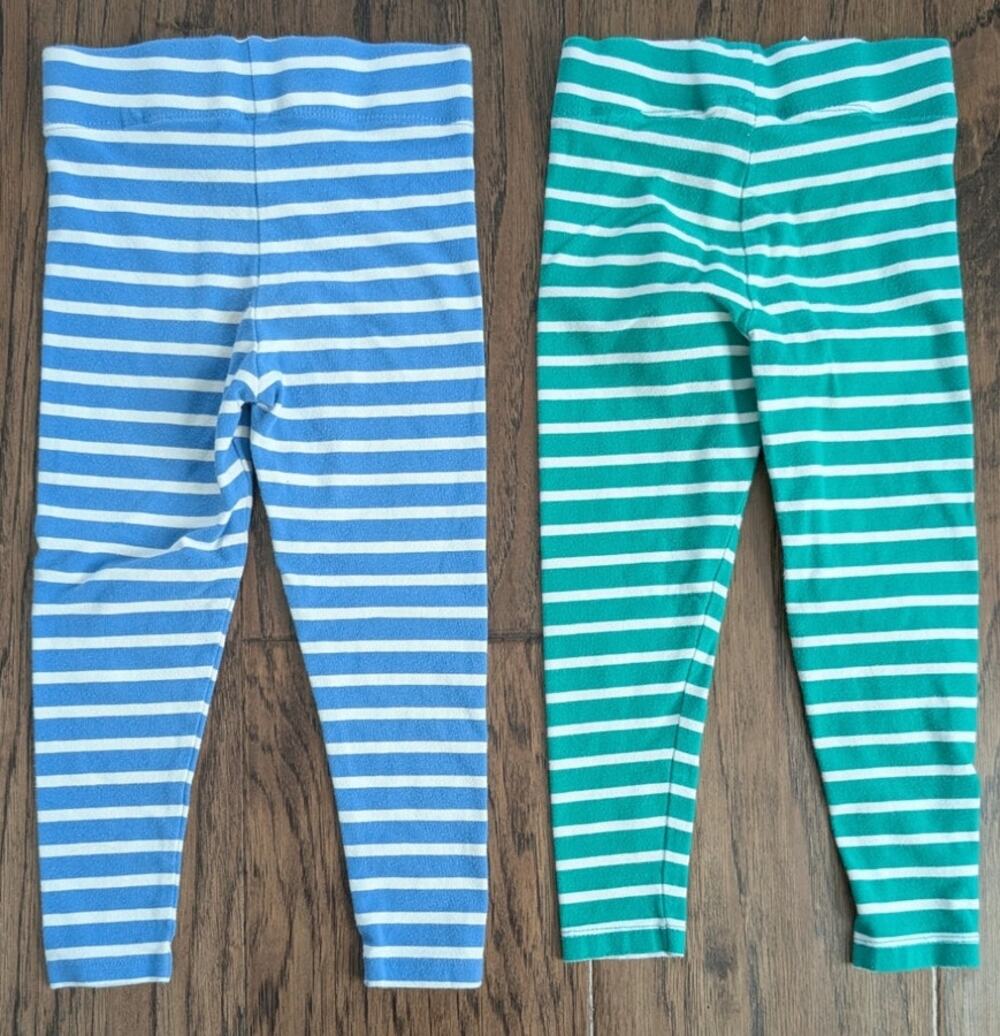 Mini Boden Striped Leggings Bundle
